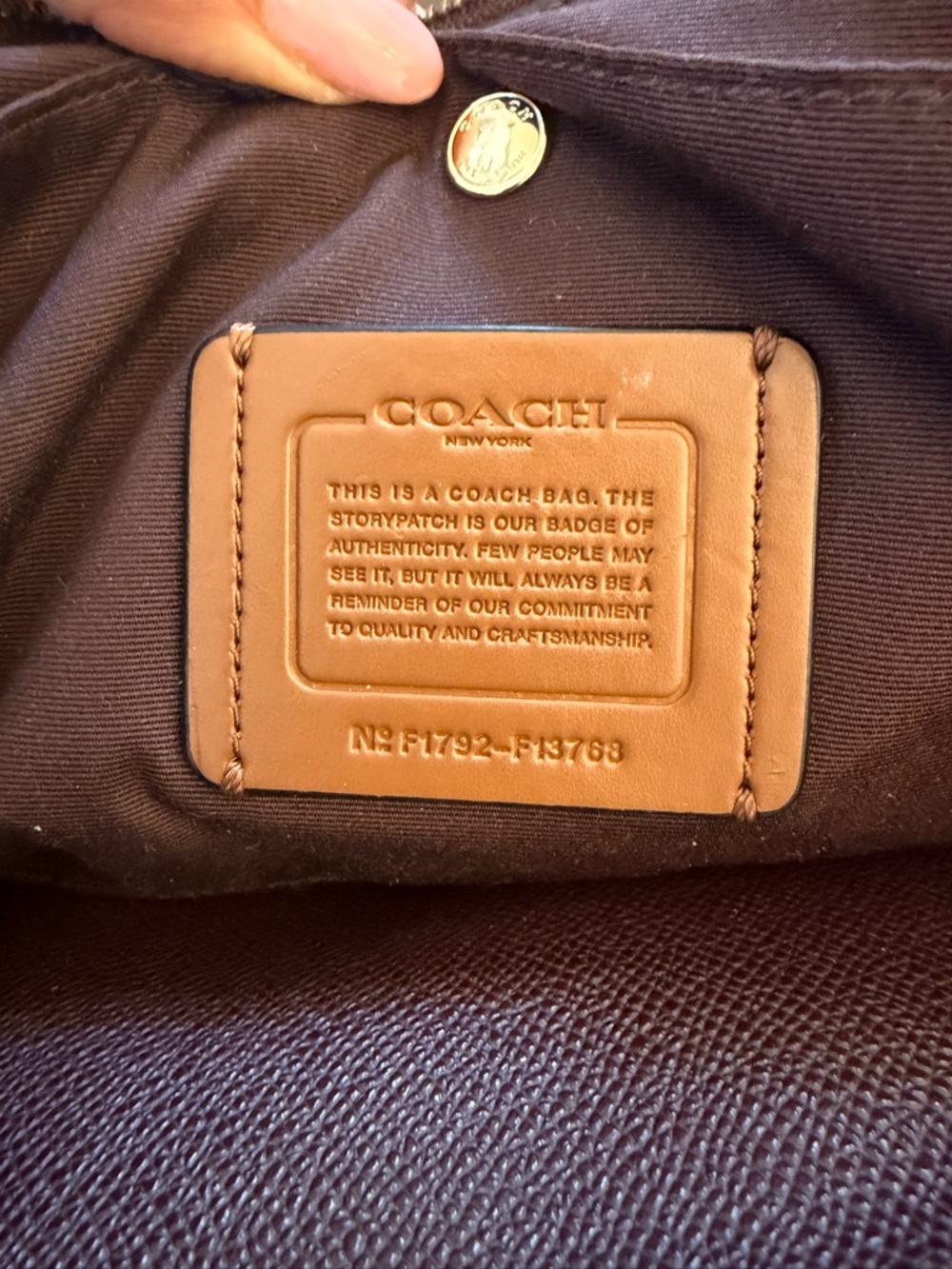 Coach Christie Carryall Floral Print Satchel Brown Multi F1792 Crossbody EUC - Picture 4 of 12
